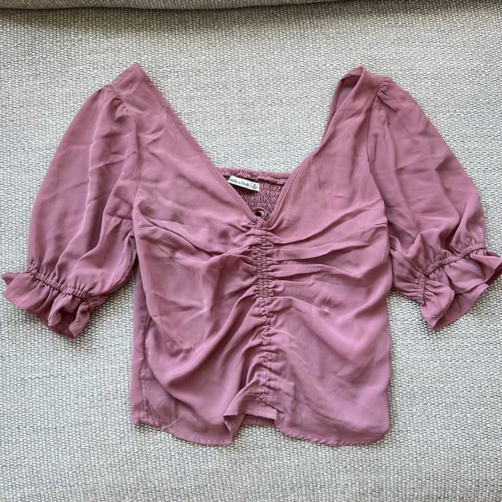 Blush Abercrombie Blouse small